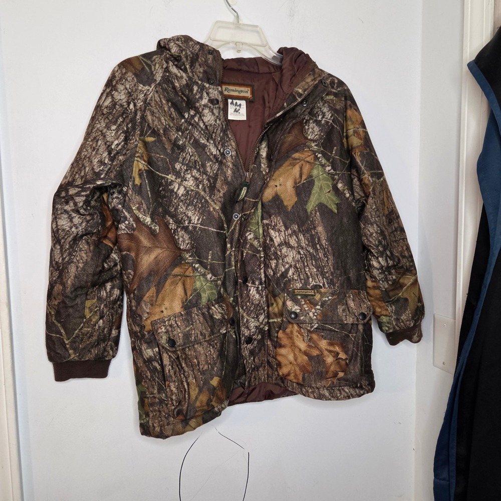 Remington Mens XL Camo Hunting Jacket Hooded Real Tree Insulated Parka RN 104487